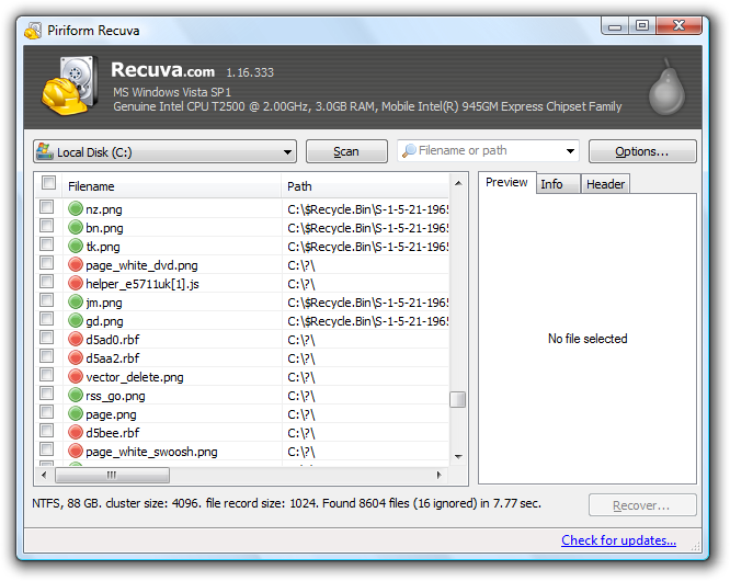 Free file recovery software for mac