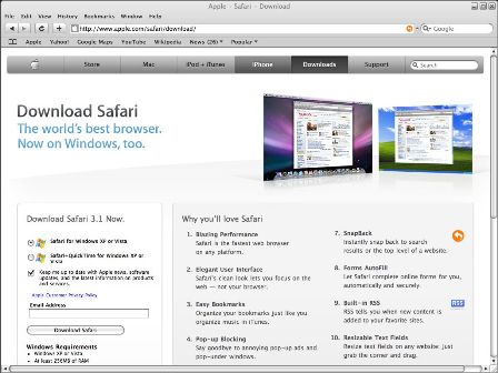Apple safari download